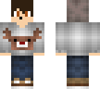 domo's white reindeer sweater
