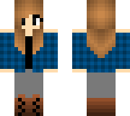 girl in plaid