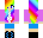 girl rainbow