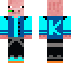 pig with k on the back