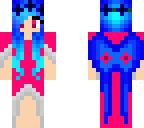 pink and blue angel
