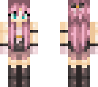 pink hair girl