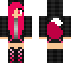 pink wolf girl