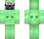 pug with slime onesie