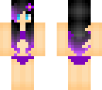 purple bikini girl