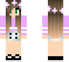 purple flower crown girl