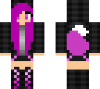 purple wolf girl