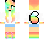 rainbow wolf