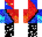 red and blue