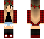 tumblr girl plaid