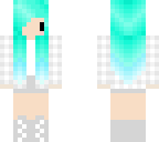 white plaid girl