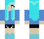 blue girl