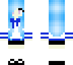 blue hair yandere