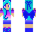 blue wolf angle girl