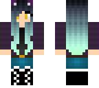 cheshire cat edit of blue ombre girl