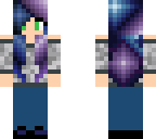 galaxy pixel girl