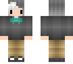 gray kawaii boy