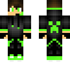 green gamer skin