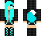 lightish blue wolf girl