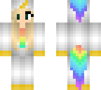 my mc skin in a unicorn onsie