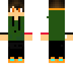 orange green dude
