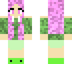 pink girl with headphones