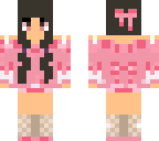 pink sweater girl with pig tails