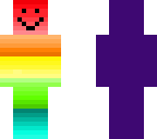 rainbow and purple thing