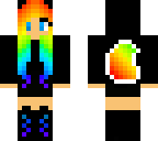 rainbow fox girl