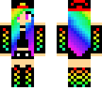 rainbow girl