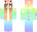 rainbow pastel dino