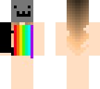 really weird nyan cat girl lol