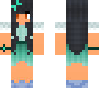 aphmau blue green dress