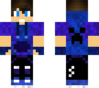 blue and purple scooter boy