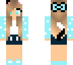 blue cat girl