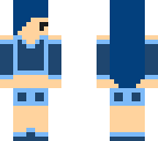 blue chibi girl