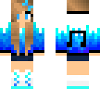 blue dj girl