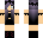 blue eyed goth girl