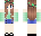 cute green girl