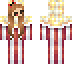 cute popcorn girl