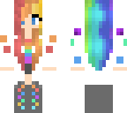 cute rainbow girl