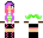 edit mustache girl
