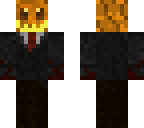 pumpkin in suit with bloddy hands edited