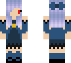 purple hair girl demon