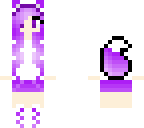 purple wolf girl