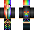 rainbow girl