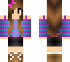 striped girl