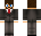 suit and mustache