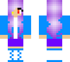 blue and purple girl