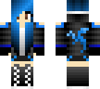 blue dragon girl